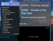 Tablet Screenshot of lupusclan.com